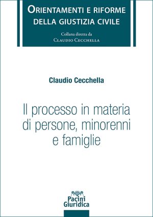 Il processo in materia di persone, minorenni e famiglie