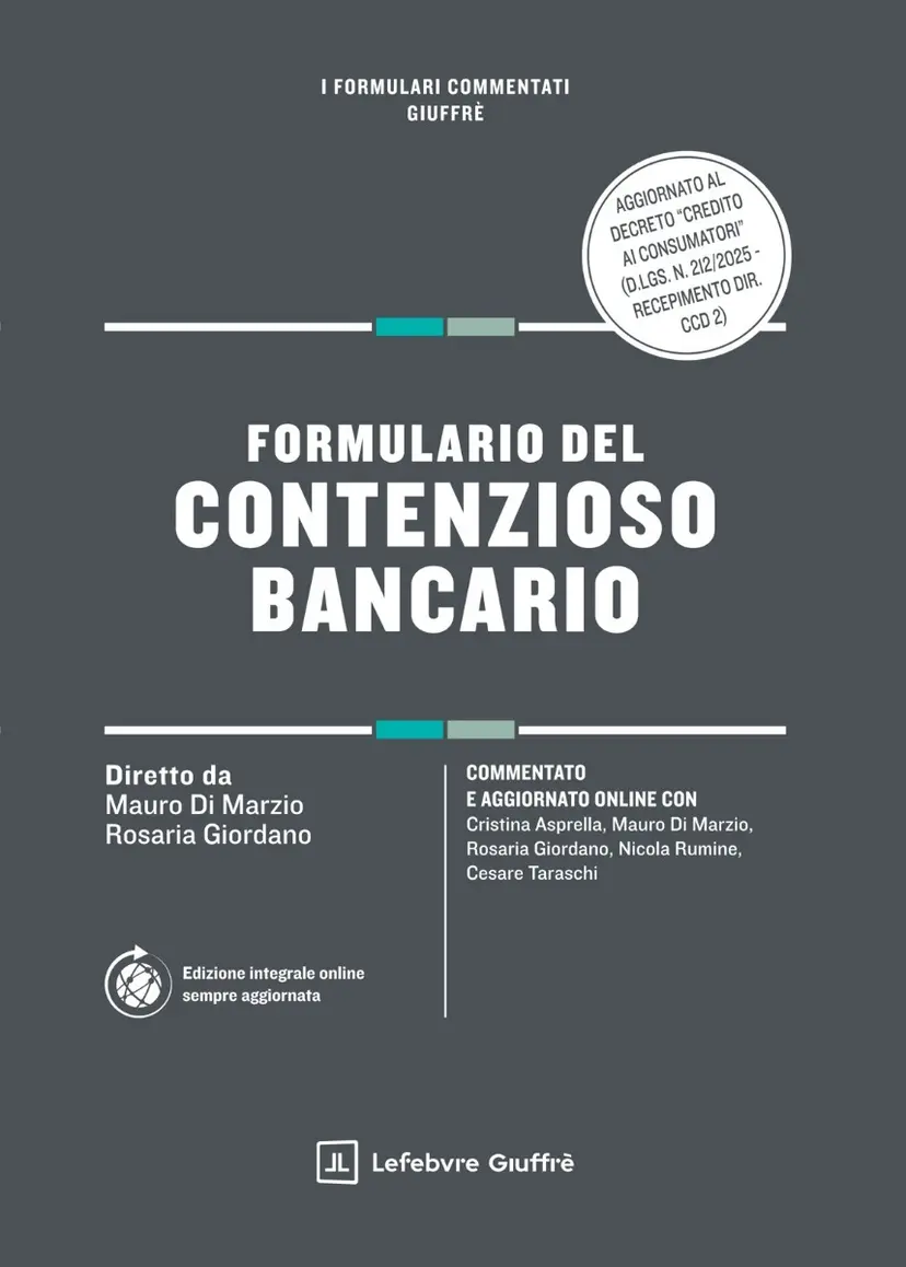 Formulario del contenzioso bancario